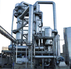 Proceso de la destilación de vacío del evaporador de la MVR