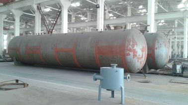 El tanque de almacenamiento resistente grande de aceite con la instalación del campo del informe de prueba del problema