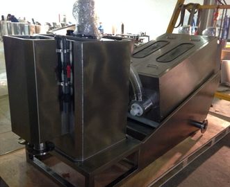 Barro de la prensa de filtro de tornillo del deshidratador de las aguas residuales que deseca el acero inoxidable